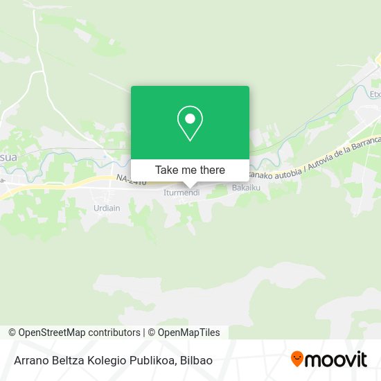 Arrano Beltza Kolegio Publikoa map