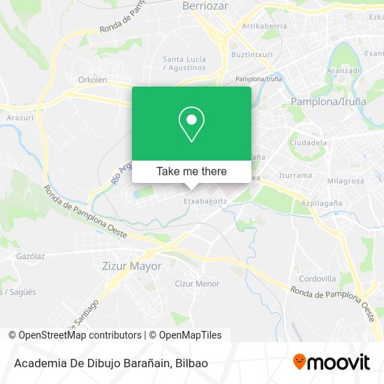 Academia De Dibujo Barañain map