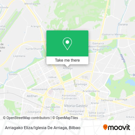 Arriagako Eliza / Iglesia De Arriaga map
