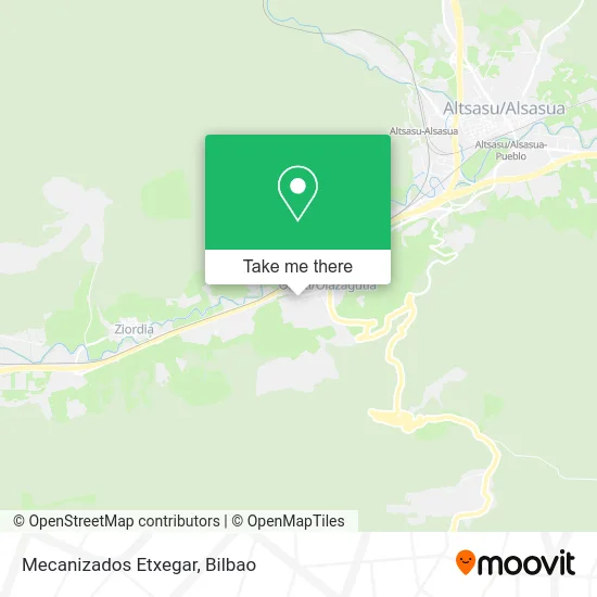 mapa Mecanizados Etxegar