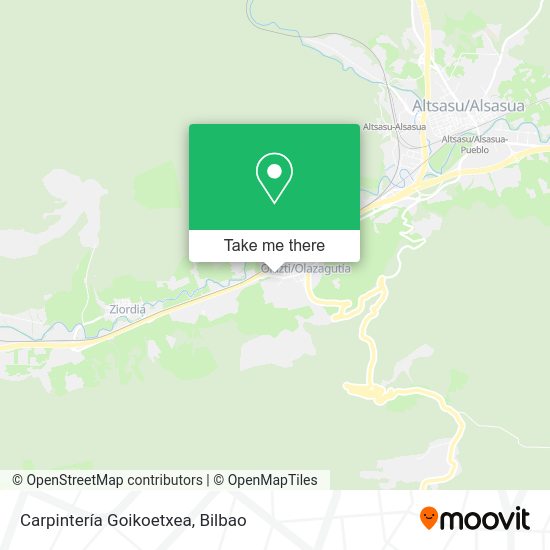 Carpintería Goikoetxea map