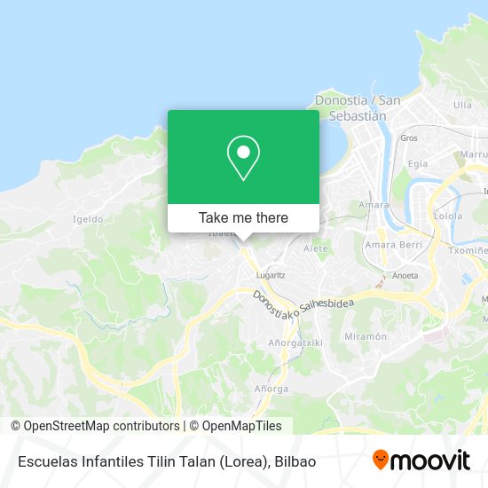 Escuelas Infantiles Tilin Talan (Lorea) map