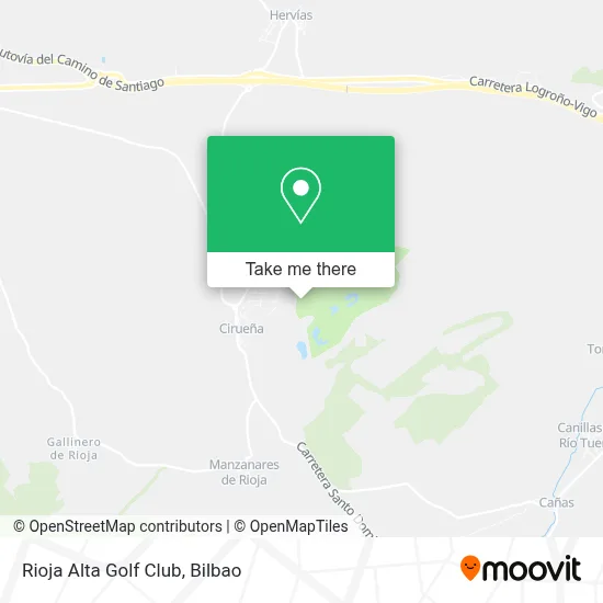 Rioja Alta Golf Club map