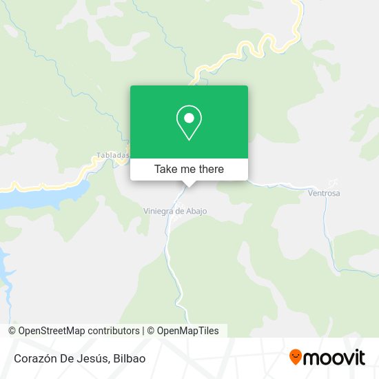 Corazón De Jesús map