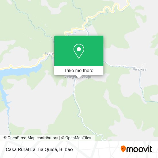 Casa Rural La Tía Quica map