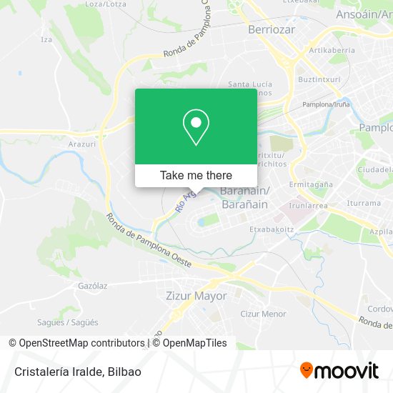 Cristalería Iralde map