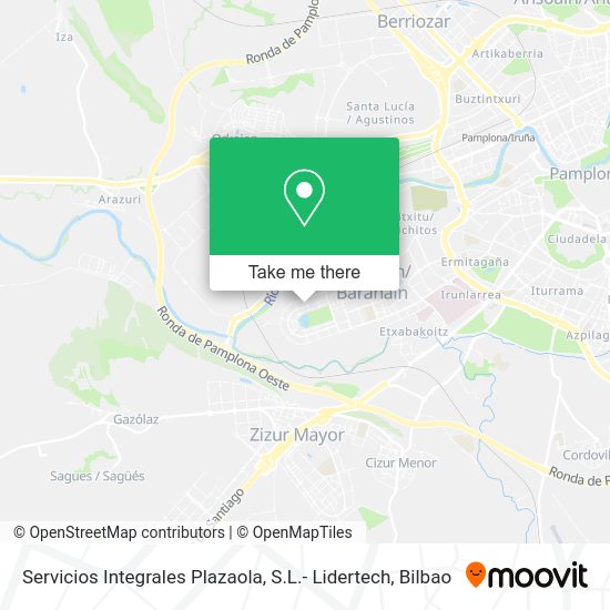 Servicios Integrales Plazaola, S.L.- Lidertech map
