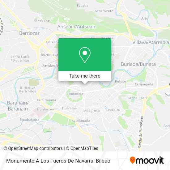 Monumento A Los Fueros De Navarra map
