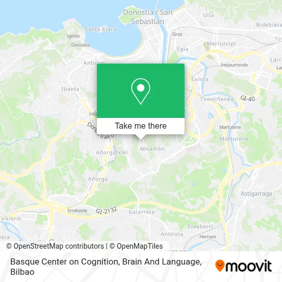 Basque Center on Cognition, Brain And Language map