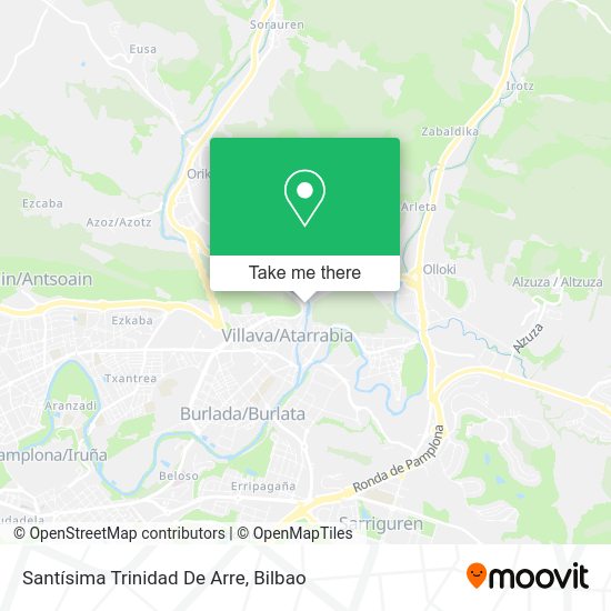 Santísima  Trinidad De Arre map
