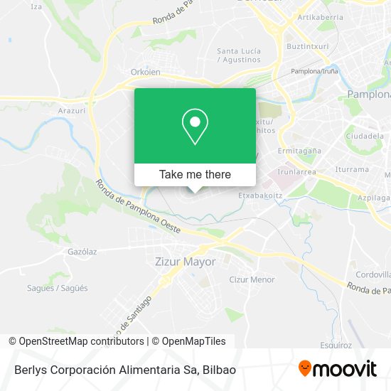 Berlys Corporación Alimentaria Sa map