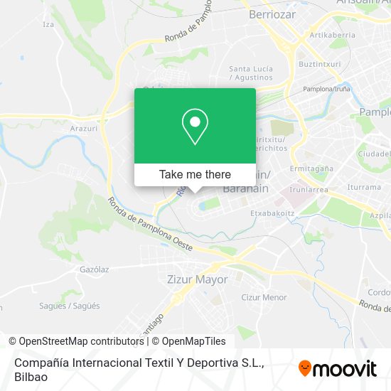 Compañía Internacional Textil Y Deportiva S.L. map