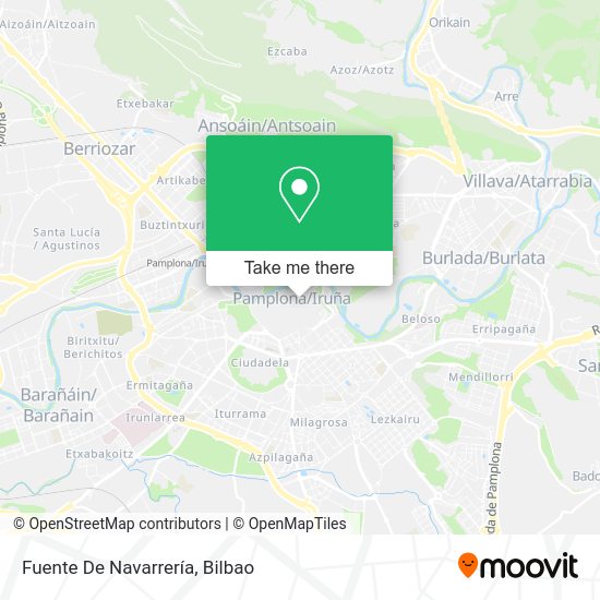 Fuente De Navarrería map
