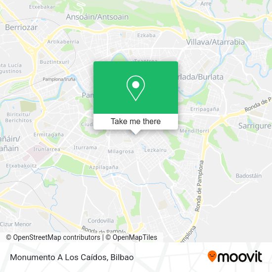 Monumento A Los Caídos map