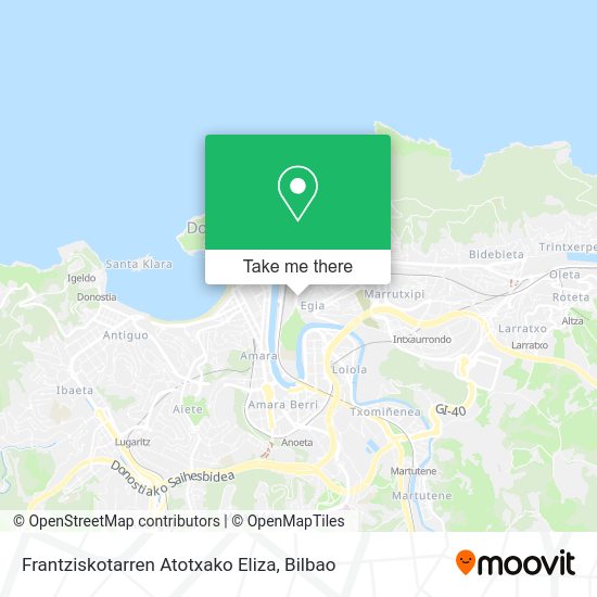 Frantziskotarren Atotxako Eliza map