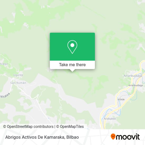 Abrigos Activos De Kamaraka map