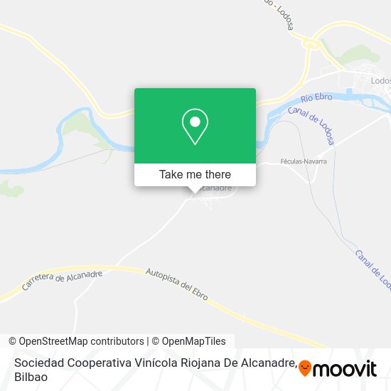 Sociedad Cooperativa Vinícola Riojana De Alcanadre map