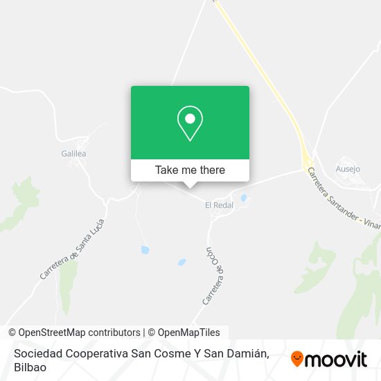 Sociedad Cooperativa San Cosme Y San Damián map