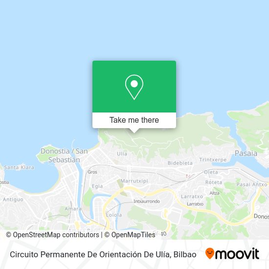 Circuito Permanente De Orientación De Ulía map