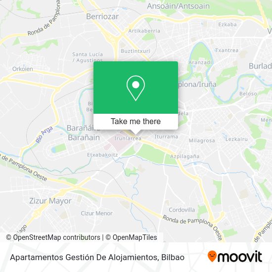 Apartamentos Gestión De Alojamientos map