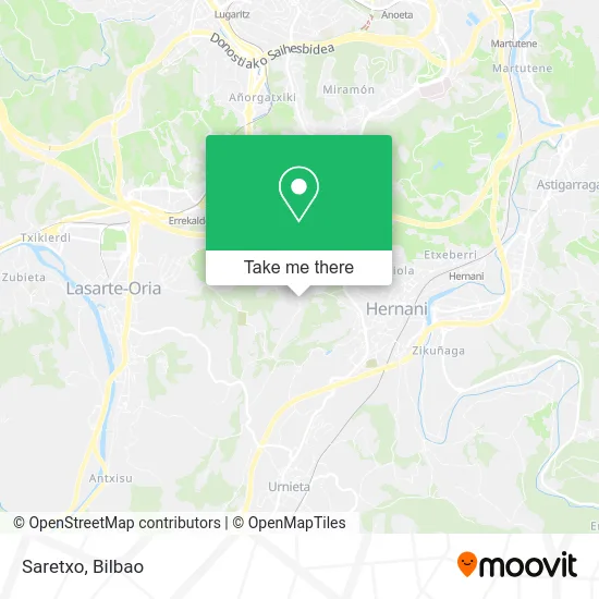 Saretxo map