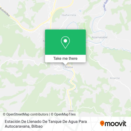 Estación De Llenado De Tanque De Agua Para Autocaravana map