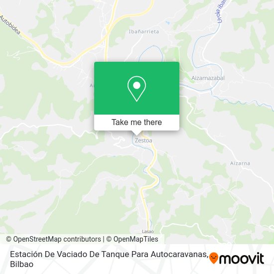 Estación De Vaciado De Tanque Para Autocaravanas map