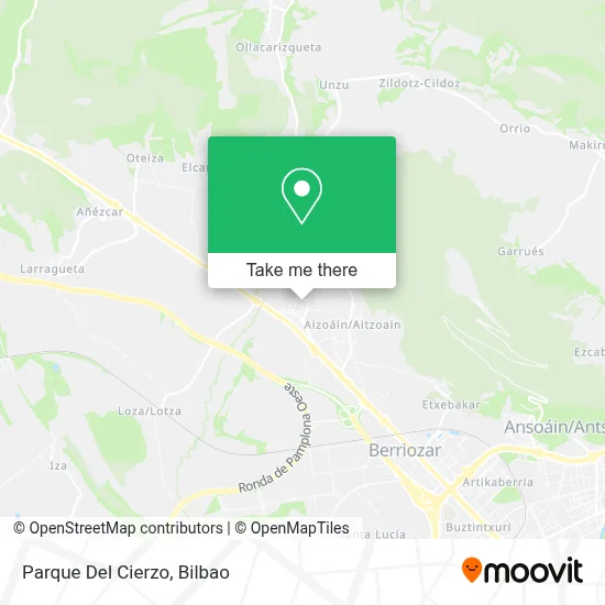 Parque Del Cierzo map