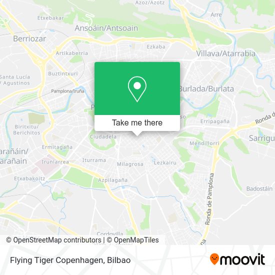 Flying Tiger Copenhagen map