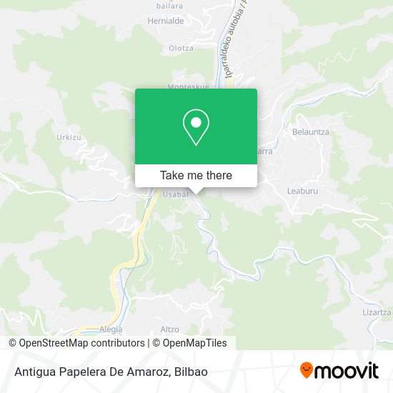 Antigua Papelera De Amaroz map