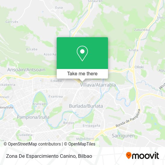 Zona De Esparcimiento Canino map