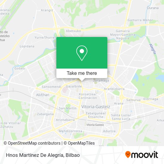 Hnos Martínez De Alegría map