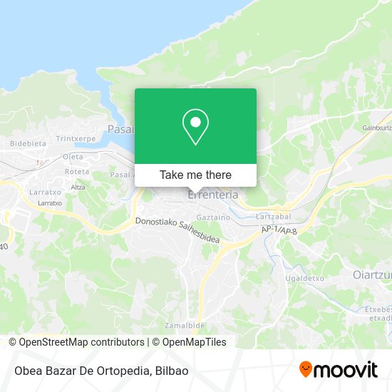 Obea Bazar De Ortopedia map