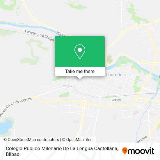 Colegio Público Milenario De La Lengua Castellana map