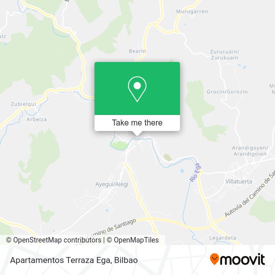 Apartamentos Terraza Ega map