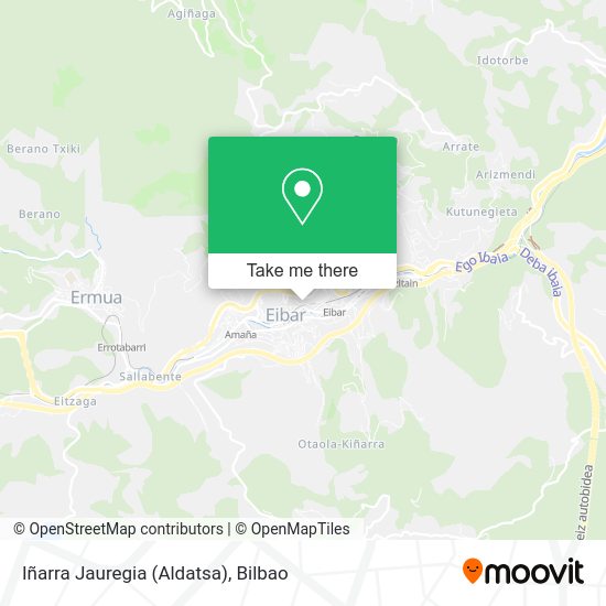 Iñarra Jauregia (Aldatsa) map