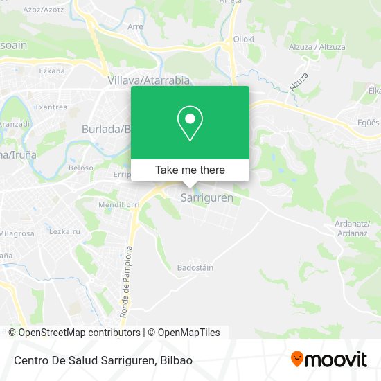 Centro De Salud Sarriguren map