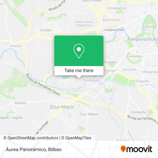 Áurea Panorámico map