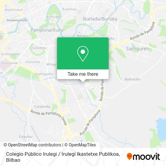 Colegio Público Irulegi / Irulegi Ikastetxe Publikoa map