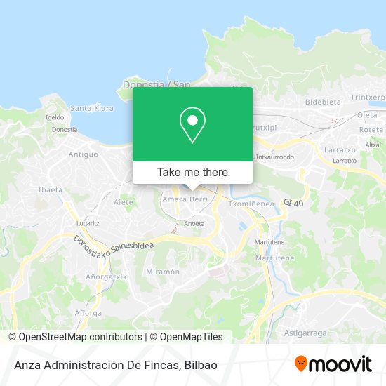 Anza Administración De Fincas map