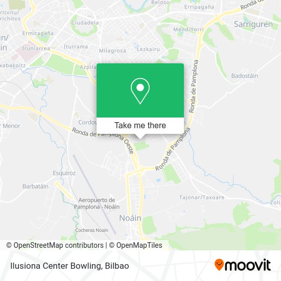 Ilusiona Center Bowling map