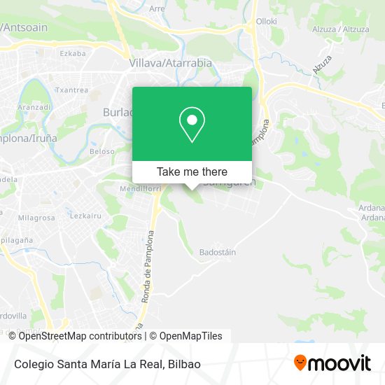Colegio Santa María La Real map