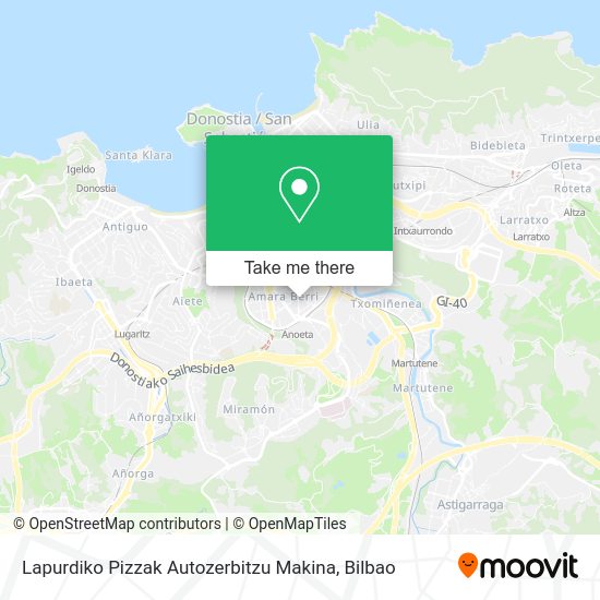 Lapurdiko Pizzak Autozerbitzu Makina map