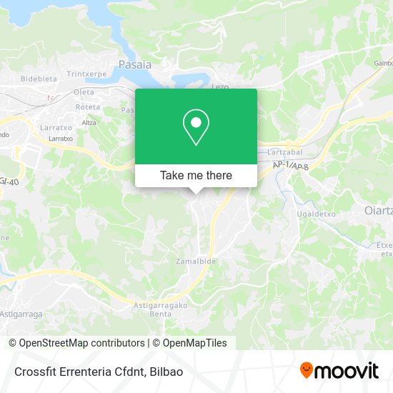Crossfit Errenteria Cfdnt map