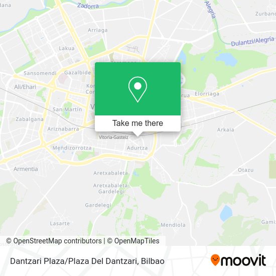 Dantzari Plaza / Plaza Del Dantzari map