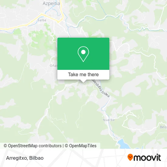 Arregitxo map