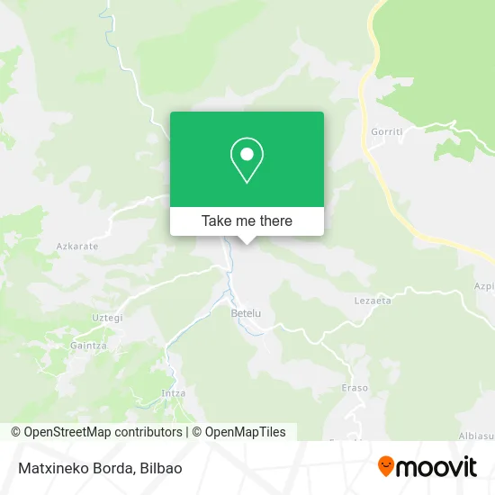 mapa Matxineko Borda