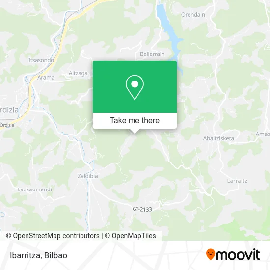 Ibarritza map
