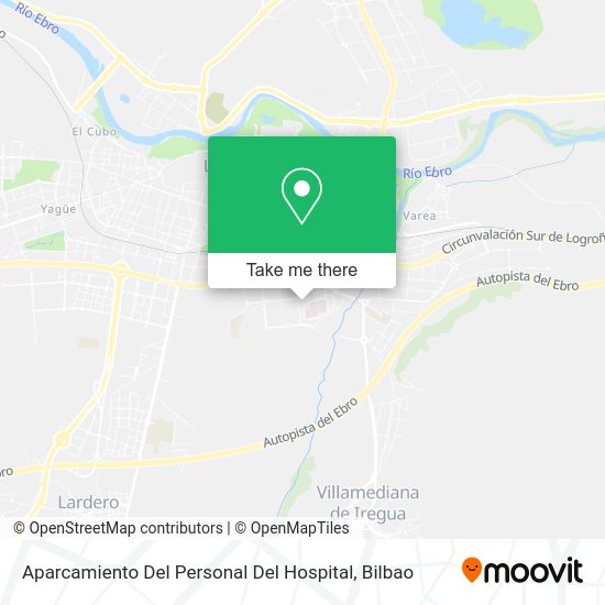 Aparcamiento Del Personal Del Hospital map