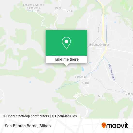 San Bitores Borda map